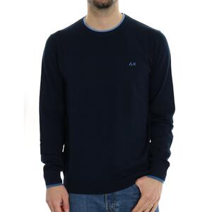 MAGLIA CONTRASTI BLU